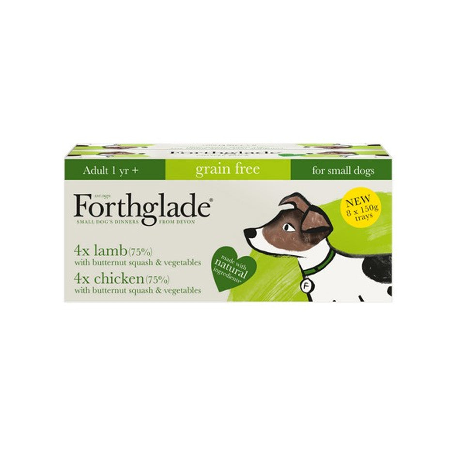 Forthglade Small Dog Complete Grain Free Chicken & Lamb 8pk, 150G