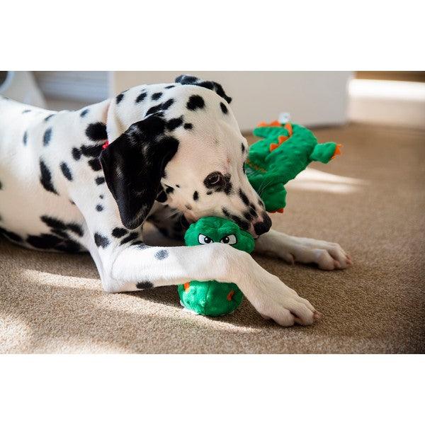 GiGwi Crocodile Plush Dog Toy with TPR Neck - Ormskirk Pets