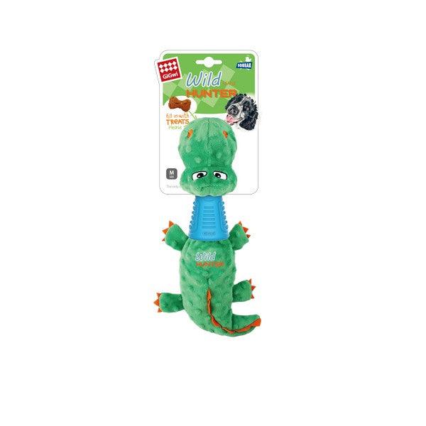 GiGwi Crocodile Plush Dog Toy with TPR Neck - Ormskirk Pets