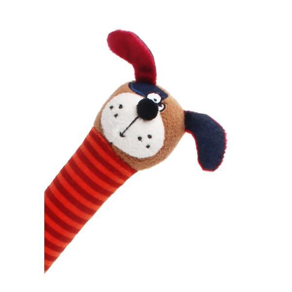 GiGwi Crunchy Neck Plush Friendz Dog S with bone and squeaker - Ormskirk Pets