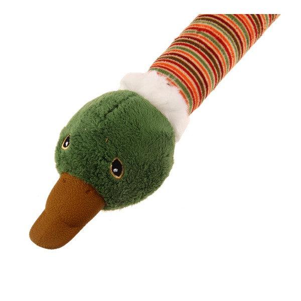 GiGwi Crunchy Neck Plush Friendz Duck S with bone and squeaker - Ormskirk Pets