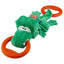 GiGwi Iron Grip Crocodile Plush Tug Toy with TPR Handle - Ormskirk Pets