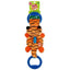 GiGwi Iron Grip Tiger Plush Tug Toy with TPR Handle - Ormskirk Pets