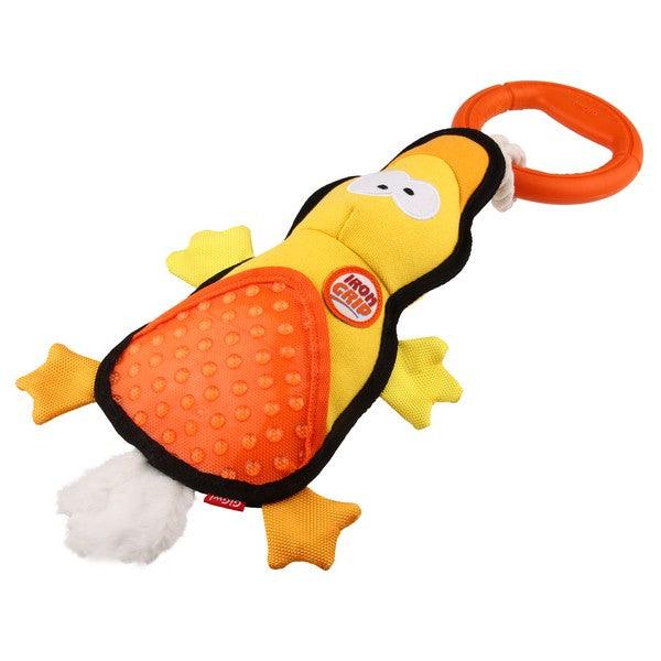 GiGwi Iron Grip Duck Plush Tug Toy with TPR Handle - Ormskirk Pets