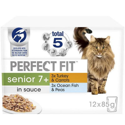 Perfect Fit Cat Pouches Senior 7+ Mixed 12x85g - Ormskirk Pets