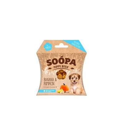 Soopa Banana & Pumpkin Puppy Bites Case of 10 - Ormskirk Pets