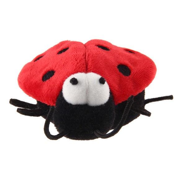 GiGwi Ladybird Motion Activated Beetle Sound Cat Toy Red - Ormskirk Pets