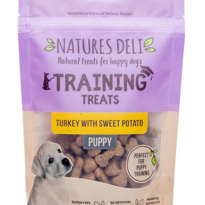 Natures Deli Puppy Training Treats Turkey With Sweet Potato 100g Case of 10 - Ormskirk Pets