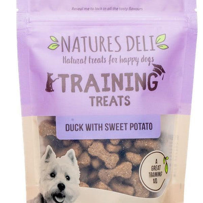 Natures Deli Adult Training Treats Duck With Sweet Potato 100g Case of 10 - Ormskirk Pets