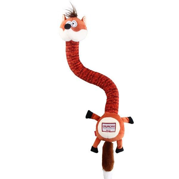 GiGwi Plush Friends Crunchy Neck Fox With Sqeaker Medium - Ormskirk Pets