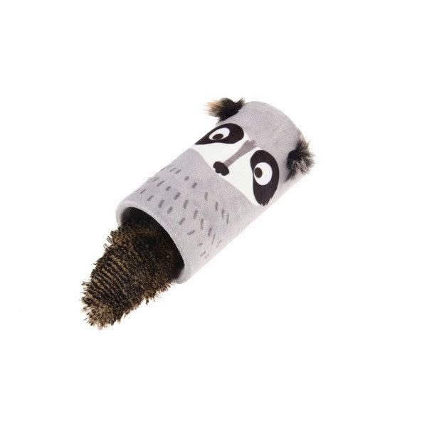 GiGwi Cat Melody Chaser Raccoon Tube with Sound Chip - Ormskirk Pets