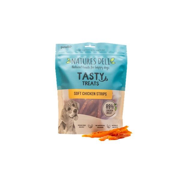 Natures Deli Soft Chicken Strips 500g Case of 4 - Ormskirk Pets