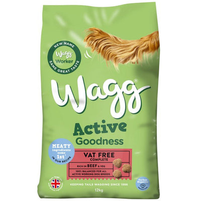 Wagg Active Goodness Beef & Veg, 12kg