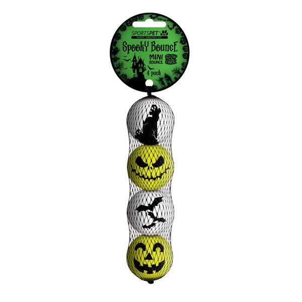 Sportspet Mini Bounce (45mm) Halloween GLOW 4 Pack - Ormskirk Pets