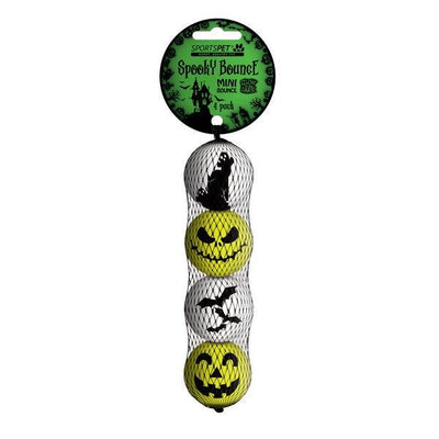 Sportspet Mini Bounce (45mm) Halloween GLOW 4 Pack - Ormskirk Pets