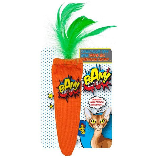 BAM Catnip Carrot Cat Toy - Ormskirk Pets