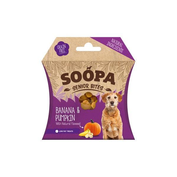 Soopa Senior Healthy Bites Banana, Pumpkin & Flaxseed Case of 10 - Ormskirk Pets