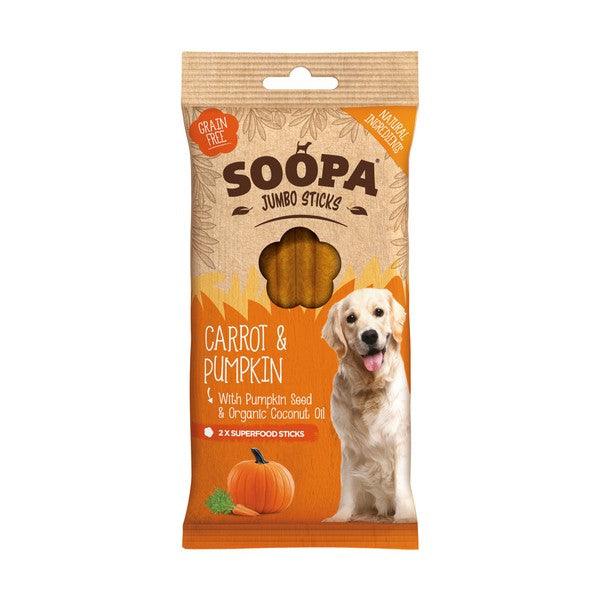 Soopa Carrot & Pumpkin Jumbo Stick 170g Case of 10 - Ormskirk Pets