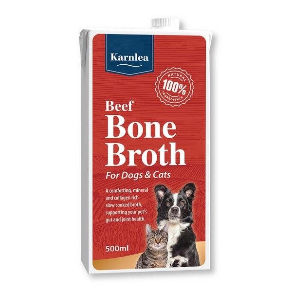 Beef Bone Broth for Dogs and Cats 500ml Case of 6 - Ormskirk Pets