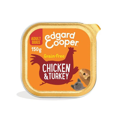 Edgard & Cooper Wet Cup for Dogs in Chicken & Turkey 150g Case of 11 - Ormskirk Pets