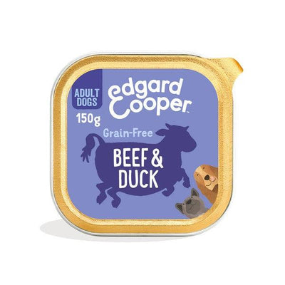 Edgard & Cooper Wet Cup for Dogs in Beef & Duck 150g Case of 11 - Ormskirk Pets