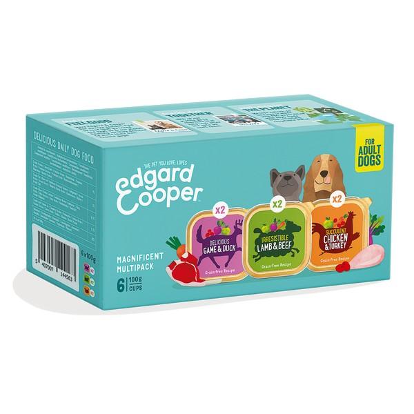 Edgard & Cooper Wet Multipack Cup for Dogs 6x100g - Ormskirk Pets