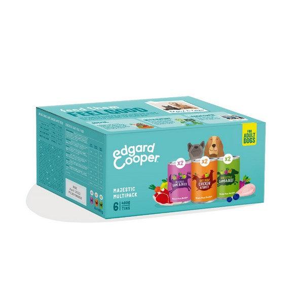 Edgard & Cooper Wet Multipack Tin for Dogs 6x400g - Ormskirk Pets