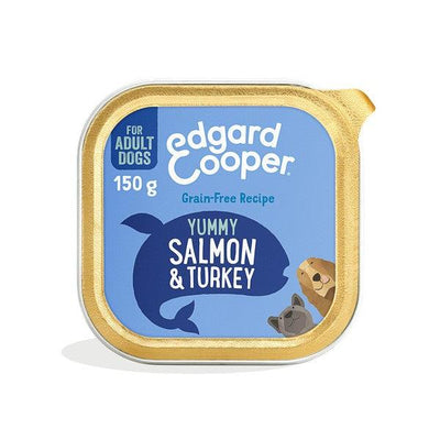 Edgard & Cooper Wet Cup for Dogs Salmon & Turkey 150g Case of 11 - Ormskirk Pets