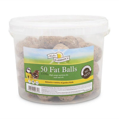 Harrisons Energy Boost Fat Balls 50 Tub (No Nets) 85g - Ormskirk Pets