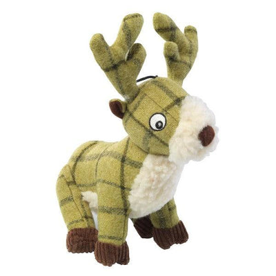 House of Paws Green Tweed Stag Dog Toy - Ormskirk Pets