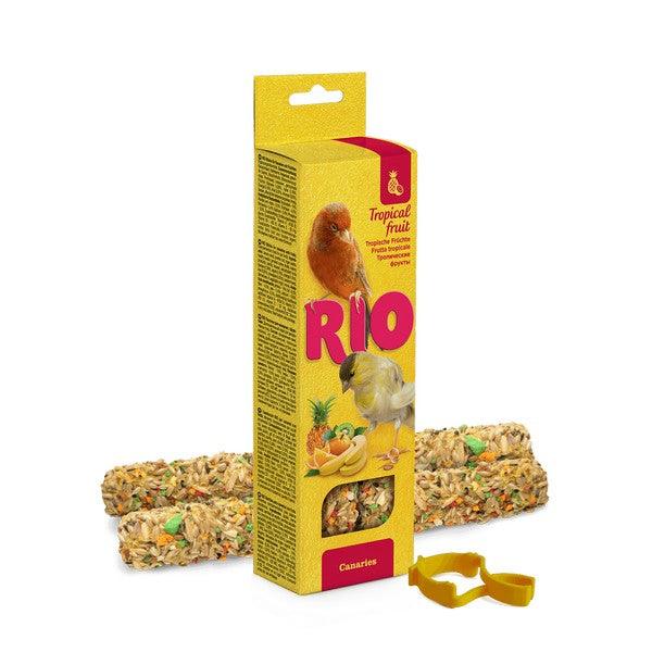 Rio Sticks for Budgies and Exotic Birds with Tropical Fruit 2x40g pack Case of 8 - Ormskirk Pets