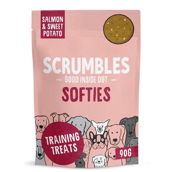 Scrumbles Dog Treats Softies Salmon Training Treats 90g Case of 8 - Ormskirk Pets