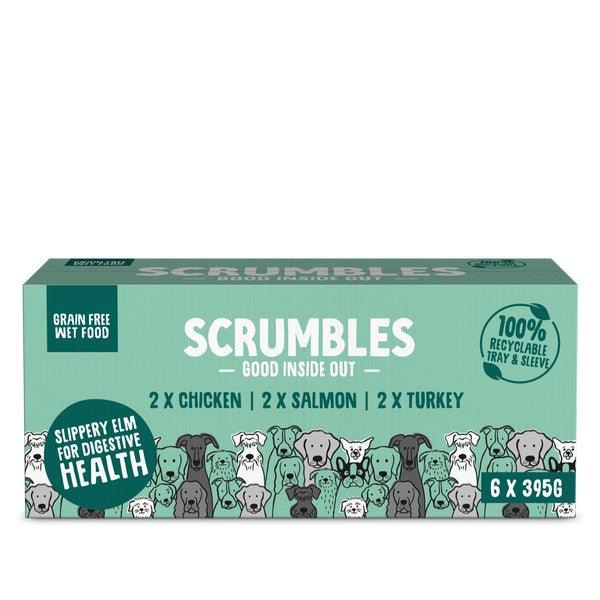 Scrumbles Wet Dog Food Variety Pack 6x 395g - Ormskirk Pets