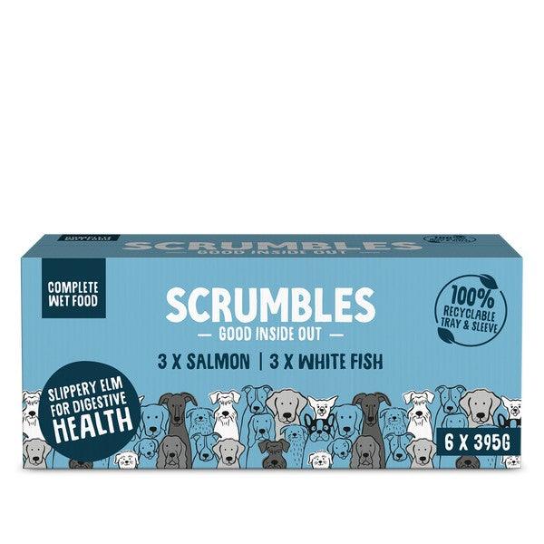 Scrumbles Wet Dog Food Fish Variety Pack 6x 395g - Ormskirk Pets