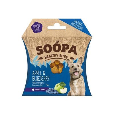 Soopa Apple & Blueberry Healthy Bites 50g Case of 10 - Ormskirk Pets