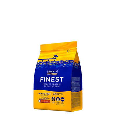 Fish4Dogs Finest Adult White Fish With Potato Large Or Small Kibble 1.5kg