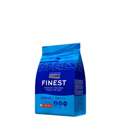 Fish4Dogs Finest Adult Sardine With Sweet Potato Large or Small Kibble 1.5kg