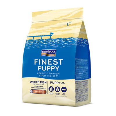 Fish4Dogs Finest Puppy White Fish With Potato Large Or Small Kibble 1.5kg