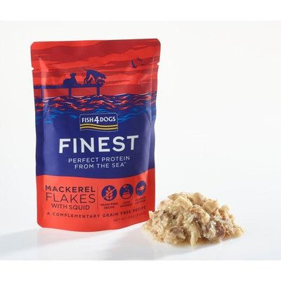 Fish4Dogs Finest Mackerel Flakes With Squid 100g Case of 6 - Ormskirk Pets