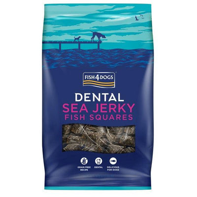 Fish4Dogs Dental Sea Jerky Fish Squares 575g - Ormskirk Pets