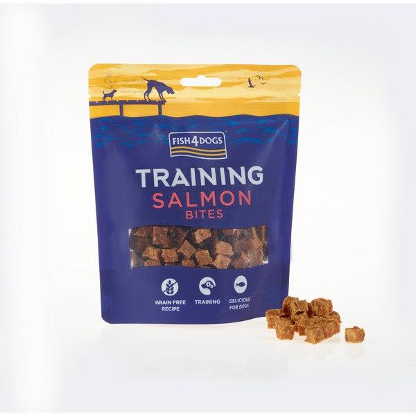 Fish4Dogs Training Adult Salmon Bites 80g Case of 8 - Ormskirk Pets