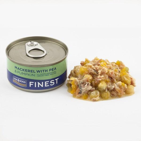 Fish4Dogs Finest Mackerel with Pumpkin & Pea 85g Case of 12 - Ormskirk Pets