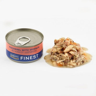 Fish4Dogs Finest Mackerel with Carrot & Spinach 85g Case of 12 - Ormskirk Pets