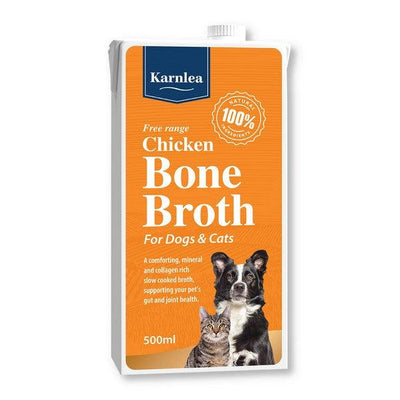 Chicken Bone Broth for Dogs and Cats 500ml Case of 6 - Ormskirk Pets