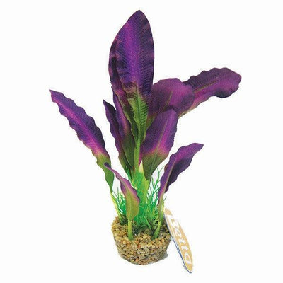 Betta 8Inch Purple Silk Plant With Sand Base - Ormskirk Pets