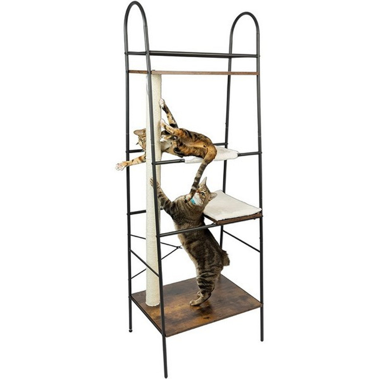 PetFusion Modern Cat Tower and Bookshelf