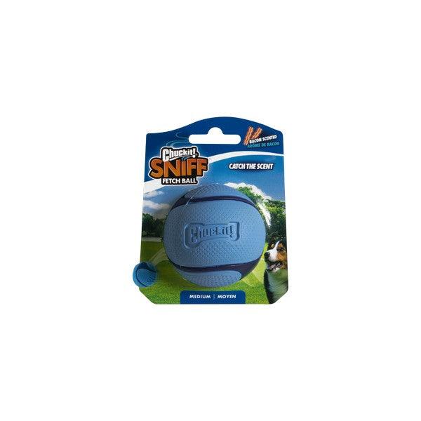 Chuckit! Sniff Fetch Ball Bacon Medium 1pk - Ormskirk Pets