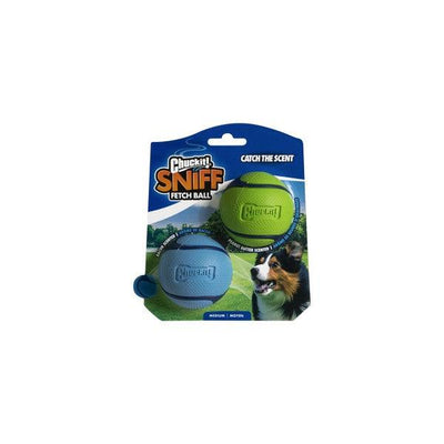 Chuckit! Sniff Fetch Balls Duo Medium 2 Pack - Ormskirk Pets