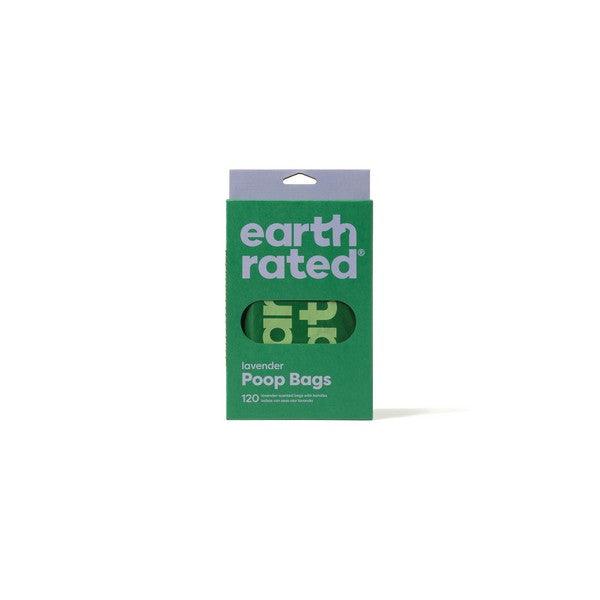 Earth Rated Poop Bags 120 Lavender Scented Tie Handle Bags - Ormskirk Pets