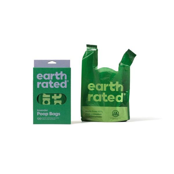 Earth Rated Poop Bags 120 Lavender Scented Tie Handle Bags - Ormskirk Pets